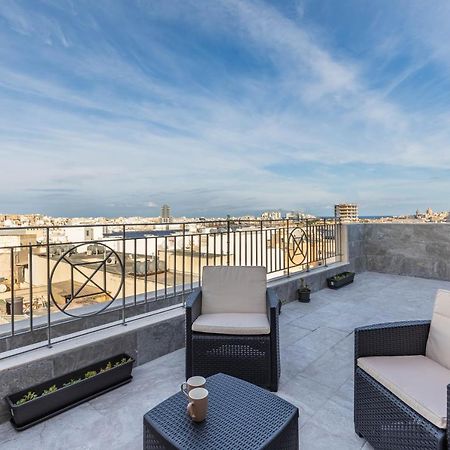 Terrace View-Stylish Two Bedrooms Fully Ac-Wifi Penthouse Msida Esterno foto