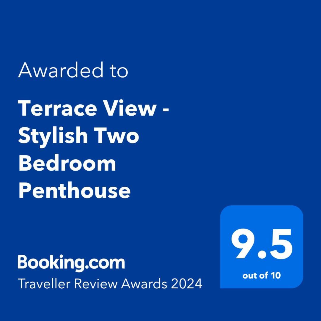 Terrace View - Stylish Two Bedroom Penthouse Msida Esterno foto
